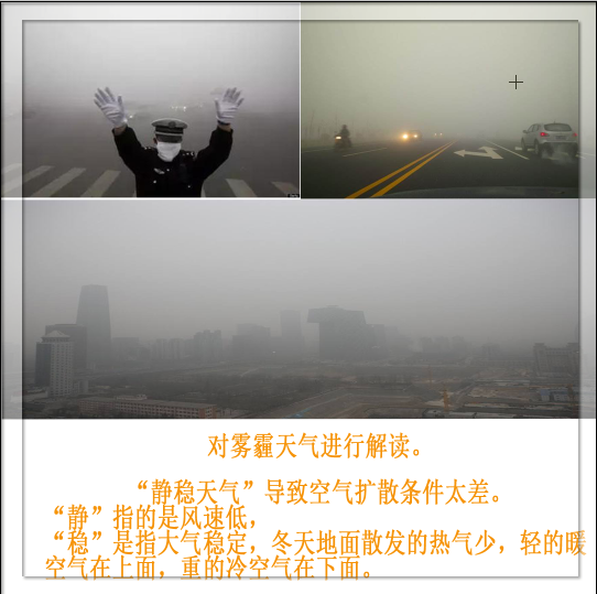 霧霾天氣主要安全，拐彎人多慢行多觀察